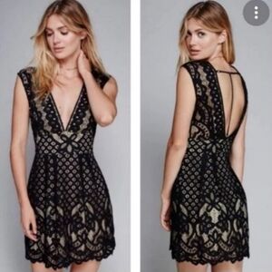 Free People One in a Million Lovers sexy black dress size 6